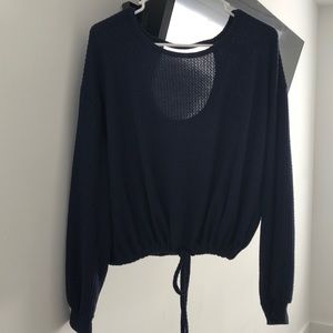 navy blue sweater